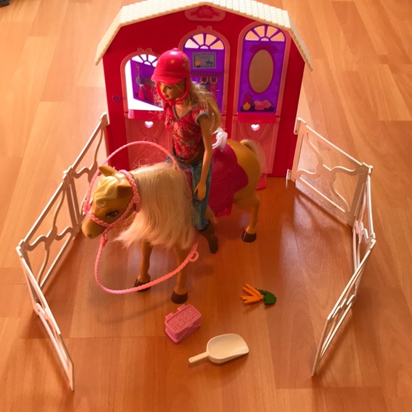Barbie Toys Barbie Equestrian Horseback Riding Doll With Poseable